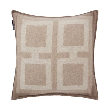 Graphic Recycled Wool pudebetræk 50x50 cm - Light beige - Lexington