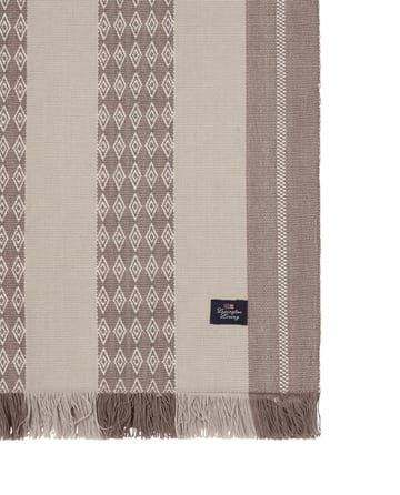 Jacquard Striped bordløber 50x250 cm - Beige - Lexington