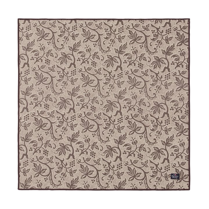 Printed Recycled Cotton stofserviet 50x50 - Light beige - Lexington