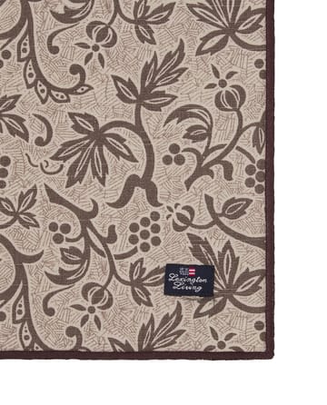 Printed Recycled Cotton stofserviet 50x50 - Light beige - Lexington