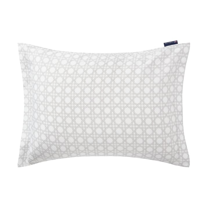 Rattan Printed pudebetræk 50x60 cm - White - Lexington