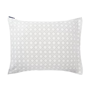 Rattan Printed pudebetræk 50x60 cm - White - Lexington