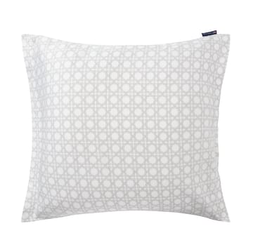 Rattan Printed pudebetræk 65x65 cm - White - Lexington