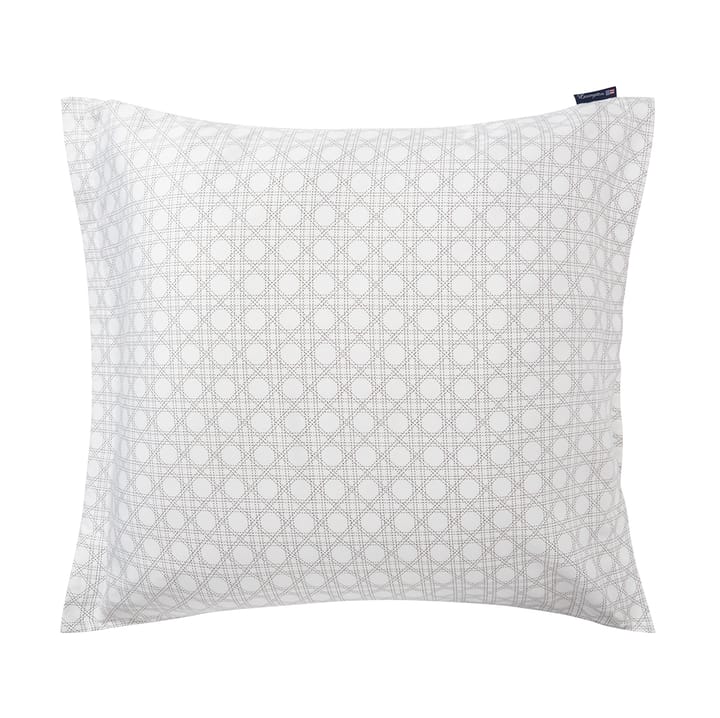 Rattan Printed pudebetræk 65x65 cm, White Lexington