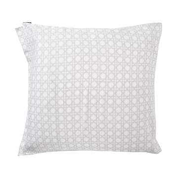 Rattan Printed pudebetræk 65x65 cm - White - Lexington