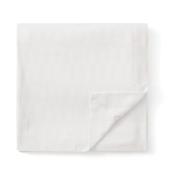 White jacquard cotton borddug 150x250 cm - Hvid - Lexington