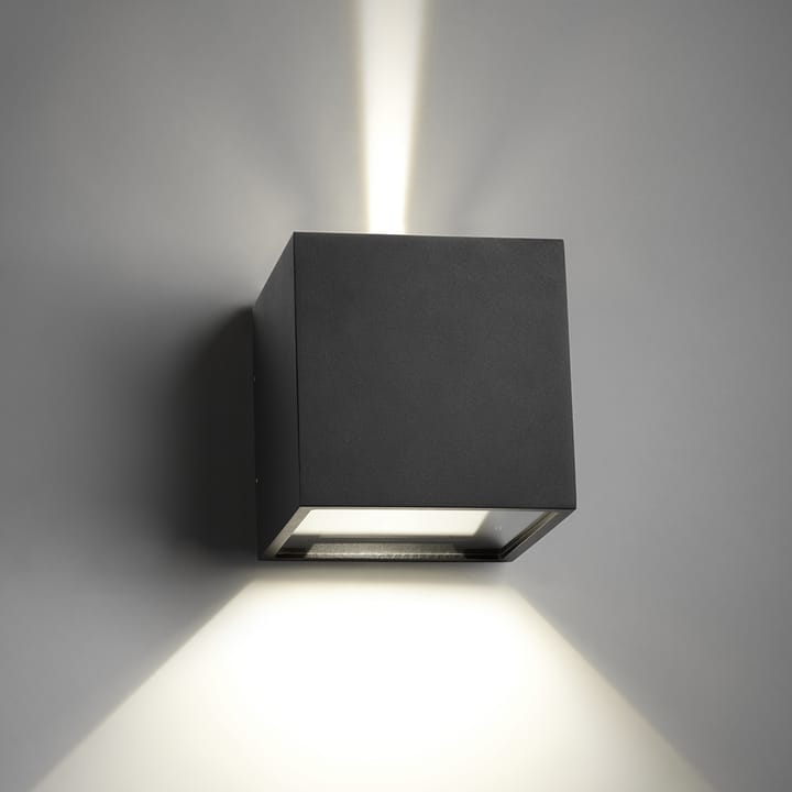 Cube XL Up/Down væglampe, black, LED Light-Point