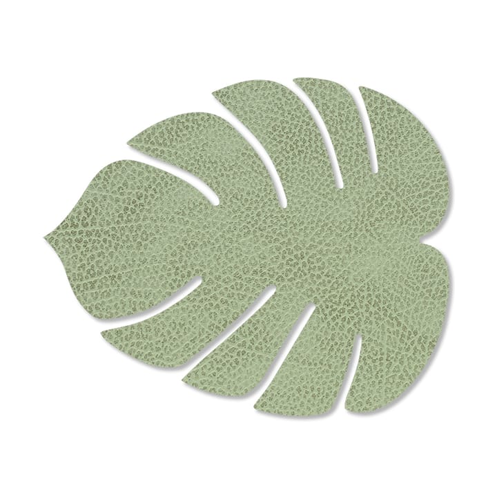 Monstera Leaf Hippo glasunderlag - Olive green - LIND DNA