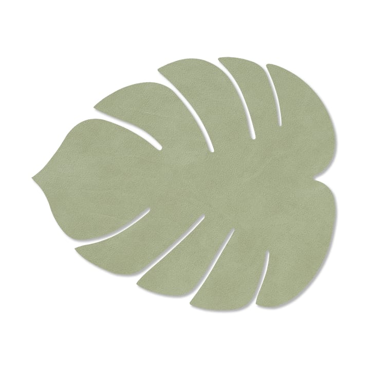 Monstera Leaf Nupo dækkeserviet S - Olive green - LIND DNA