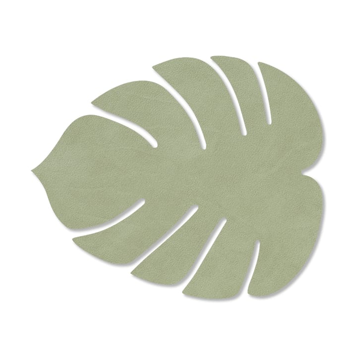 Monstera Leaf Nupo glasunderlag - Olive green - LIND DNA