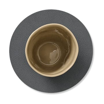 Serene coasters circle Ø10 cm - Anthracite - LIND DNA