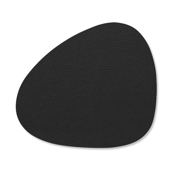 Serene coasters curve 11x13 cm - Black - LIND DNA