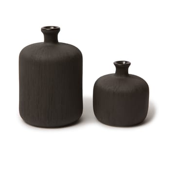 Bottle vase - Black, small - Lindform