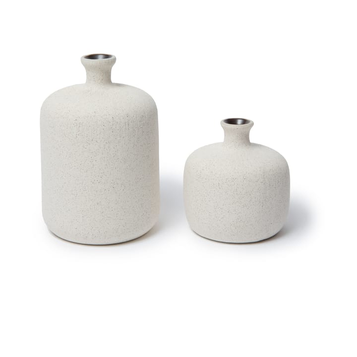 Bottle vase, Sand white, medium Lindform