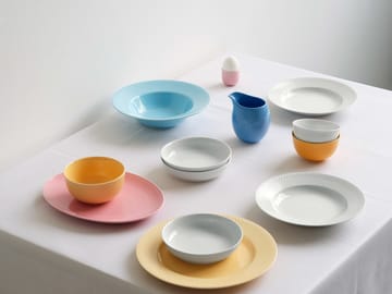 Rhombe desserttallerken Ø16 cm - Hvid - Lyngby Porcelæn