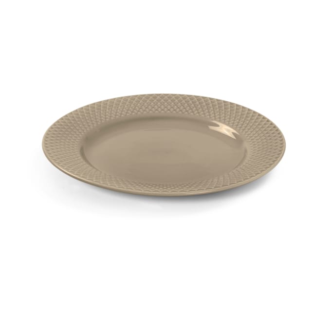 Rhombe Earth frokosttallerken Ø23 cm - Clay - Lyngby Porcelæn