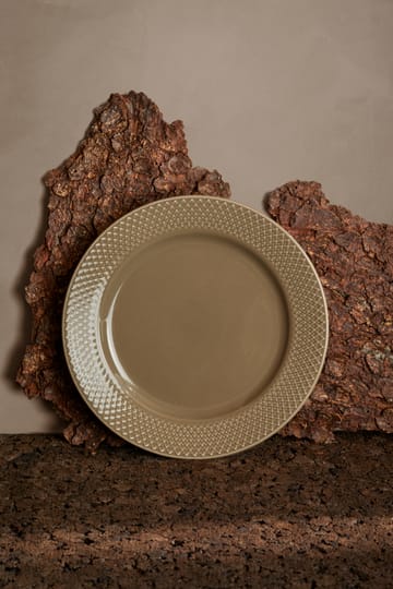 Rhombe Earth frokosttallerken Ø23 cm - Clay - Lyngby Porcelæn