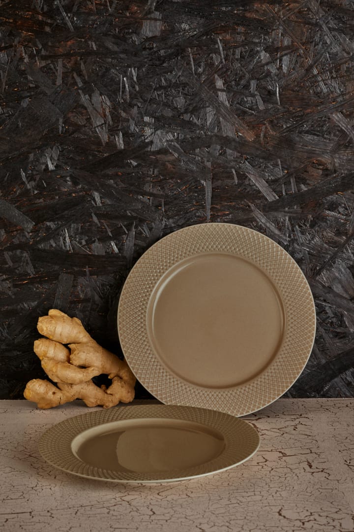 Rhombe Earth frokosttallerken Ø23 cm - Clay - Lyngby Porcelæn