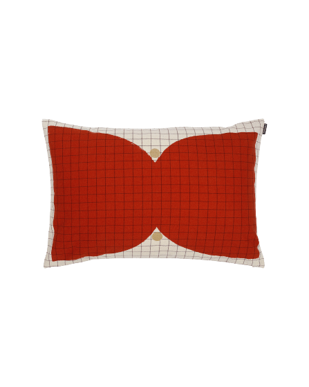 Kalendi pudebetræk 40x60 cm - Rød-hvid - Marimekko