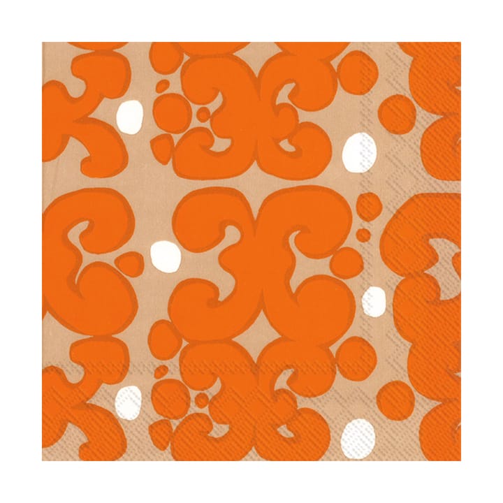 Keidas serviet 33x33 cm 20-pak - Orange - Marimekko