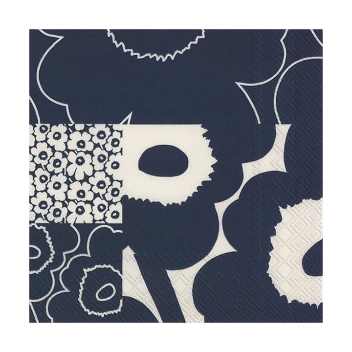 Kollaasi serviet 33x33 cm 20-pak, Dark Blue Marimekko