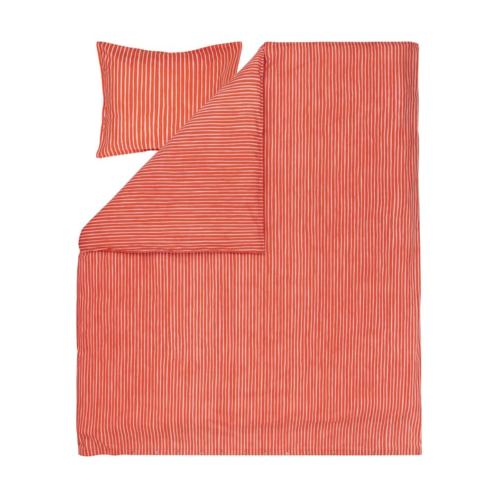 Piccolo dynebetræk 240x220 cm - Warm orange-pink - Marimekko