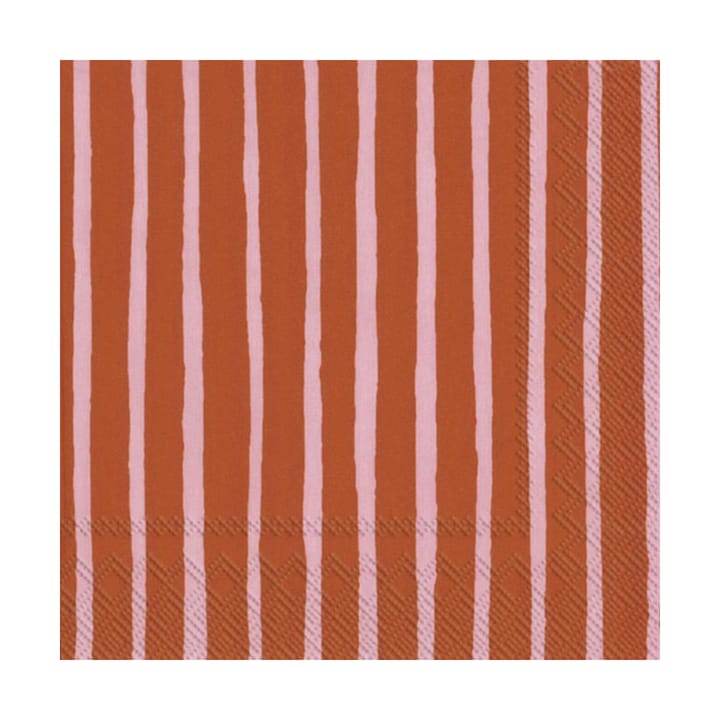 Piccolo serviet 33x33 cm 20-pak - Pink-orange - Marimekko