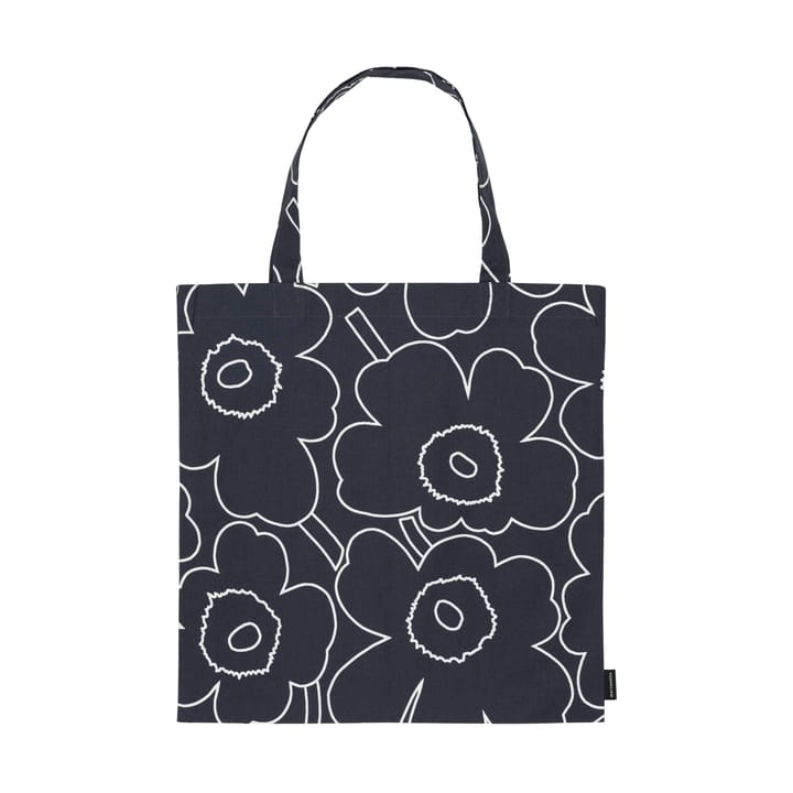 Pieni Piirto Unikko taske 44x43 cm - Black-white - Marimekko