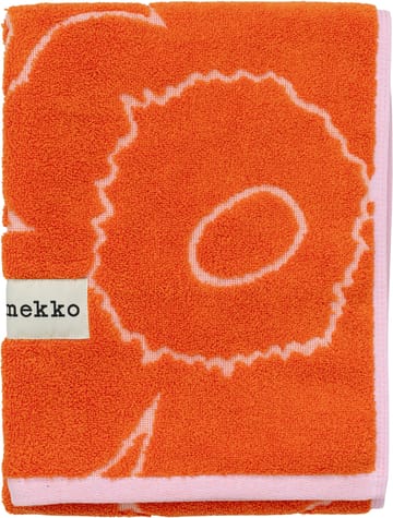 Piirto Unikko håndklæde 50x100 cm - Burnt orange-pink - Marimekko