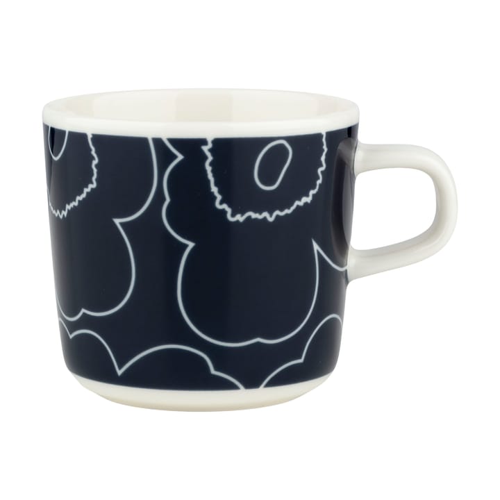 Piirto Unikko kaffekop 20 cl - White-dark blue - Marimekko