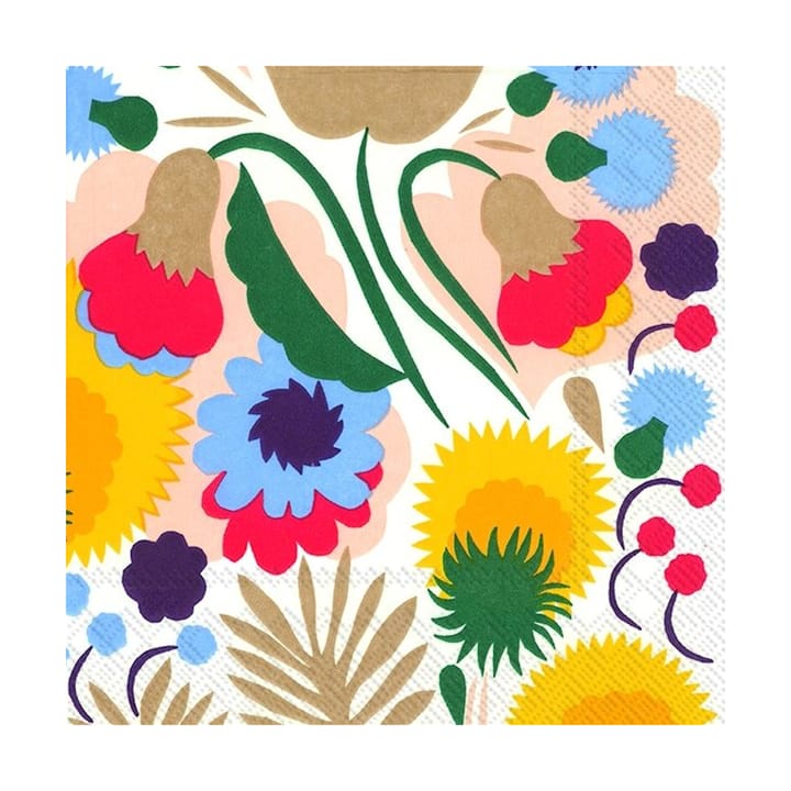 Pikkukellukka serviet 33x33 cm 20-pak - Flerfarvet - Marimekko