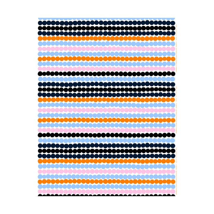 Räsymatto tekstil - White-light blue-orange-pink - Marimekko