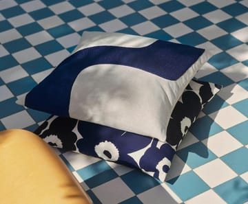 Seireeni pudebetræk 50x50 cm - Linen/Dark blue - Marimekko