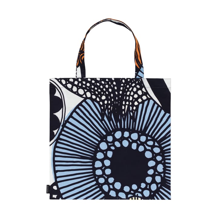 Siirtolapuutarha taske 43x44 cm, White-yellow-orange-light blue Marimekko