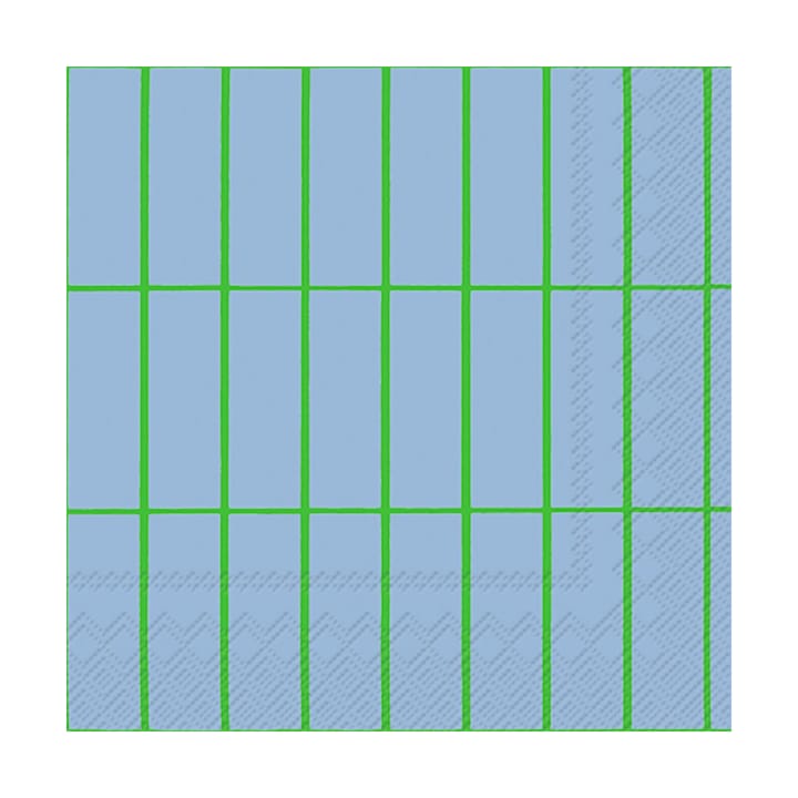 Tiiliskivi servietter 33x33 cm 20-pak, Light blye-green Marimekko