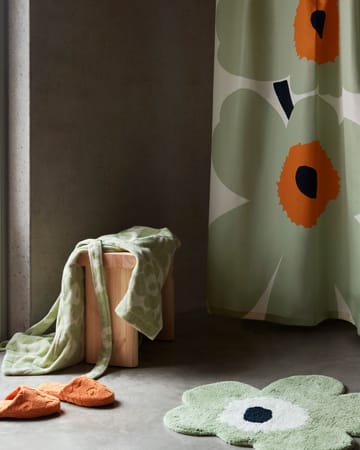 Unikko badekåbe - Off white-sage, M - Marimekko