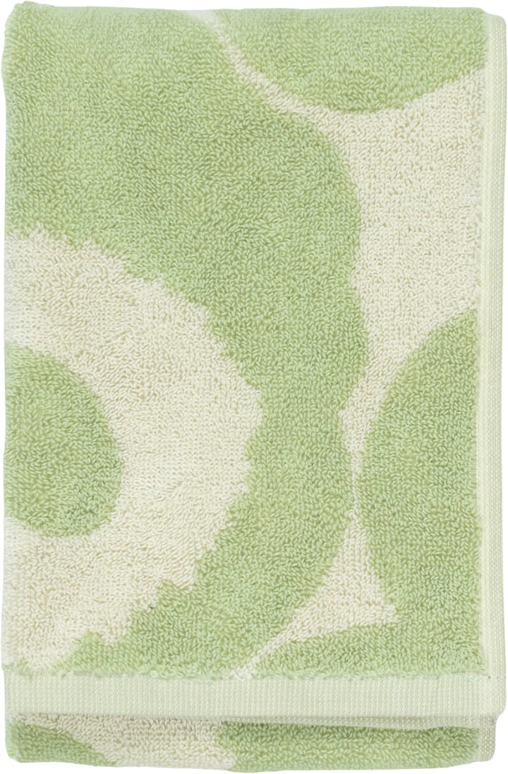 Unikko gæstehåndklæde 30x50 cm - Off white-sage - Marimekko