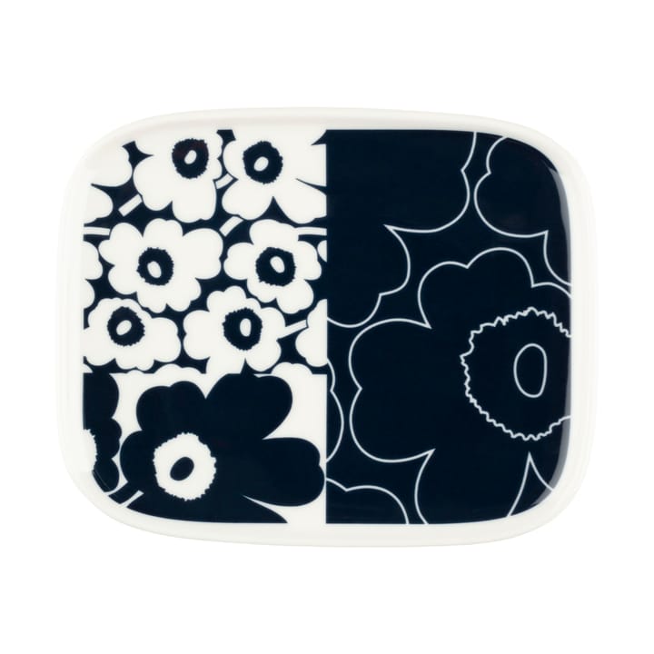 Unikko kollaasi  fad 12x15 cm - White-dark blue - Marimekko