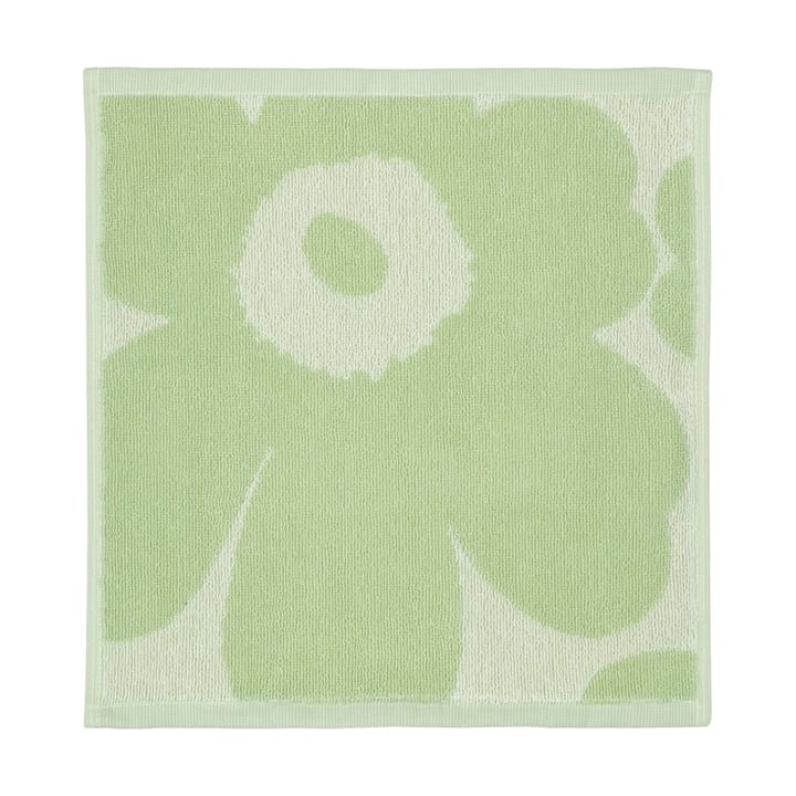 Unikko Mini håndklæde 30x30 cm - Off white-sage - Marimekko