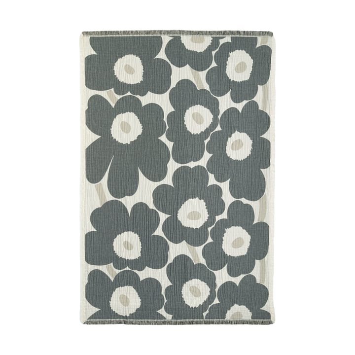 Unikko plaid 150x220 cm, Off white-charcoal-sand Marimekko