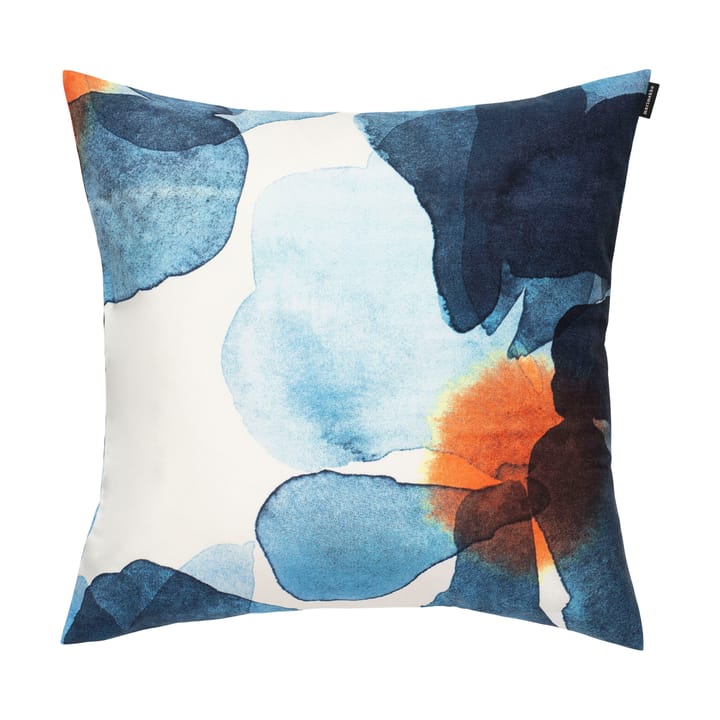 Valssi pudebetræk 50x50 cm - White-dark blue-orange - Marimekko