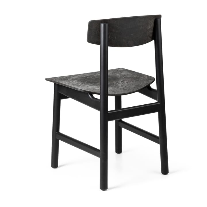 Conscious BM3162 stol, Black beech/Coffee waste black Mater