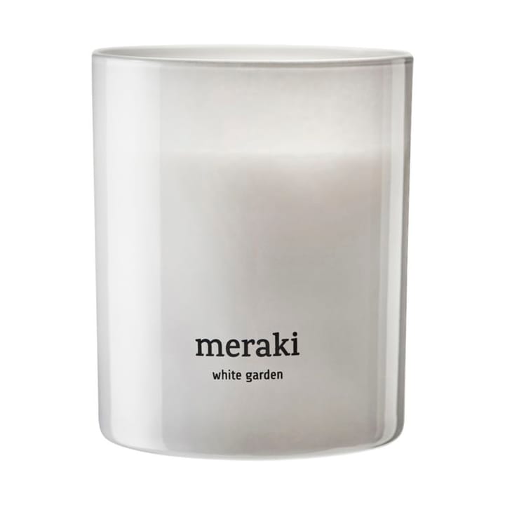 Meraki duftlys, 35 timer - White garden - Meraki