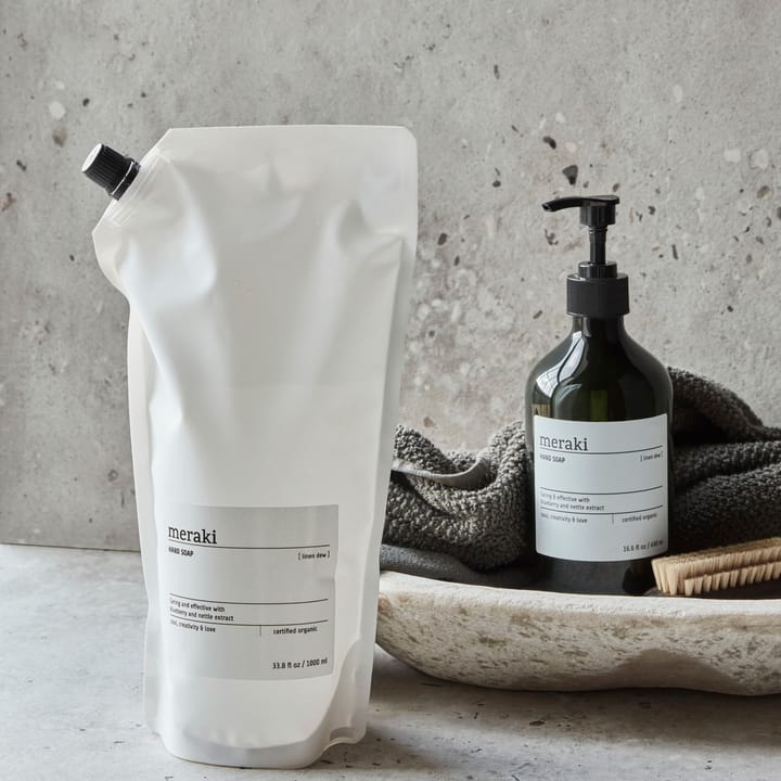 Meraki håndsæbe refill 1000 ml, Linen dew Meraki