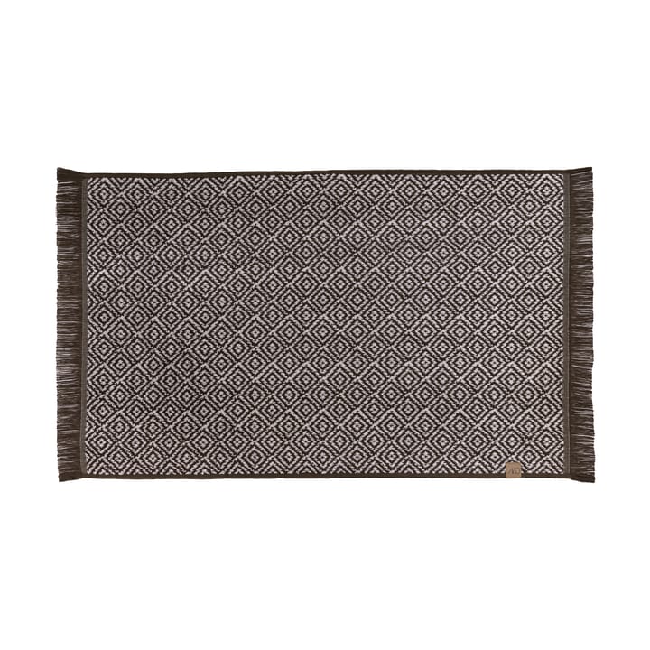 Morocco bademåtte 50x80 cm - Chocolate-off-white - Mette Ditmer