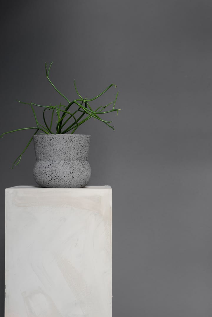 Stone blomsterkrukke Ø17 cm, Grey Mette Ditmer