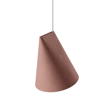 Loftslampe keramik 23x23,5 cm - Terra Cotta/Wood - MOEBE