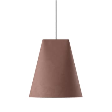 Loftslampe keramik 23x23,5 cm - Terra Cotta/Wood - MOEBE