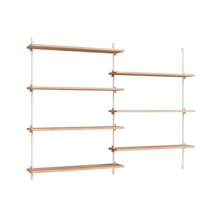 Moebe wall shelving ws.115.2.B - Eg/Hvid - MOEBE