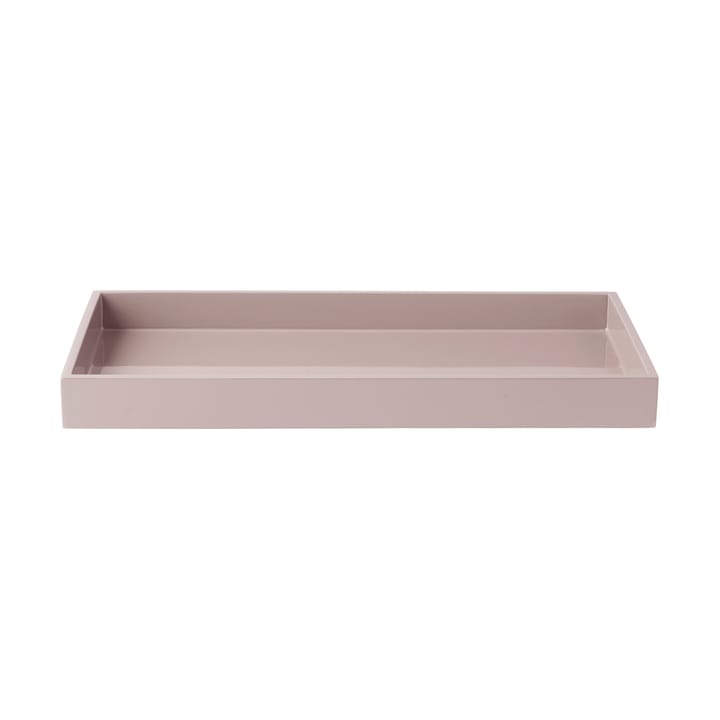 Lux lakeret dekorationsbakke 38x19x3,5 cm - Lavender - Mojoo